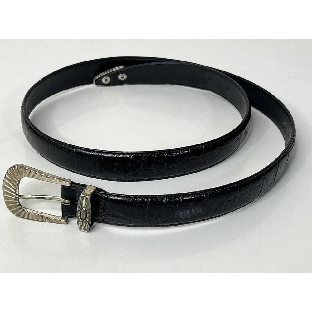 Vintage Imported Alligator Grain Steerhide Belt 32‎ in